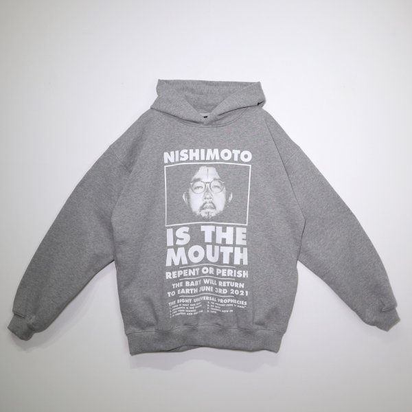 画像1: NISHIMOTO IS THE MOUTH (NEW CLASSIC SWEAT HOODIE) GREY (1)