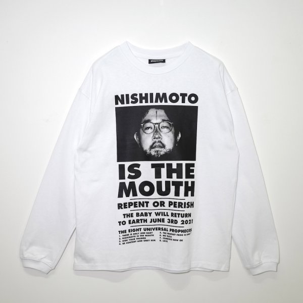 画像1: NISHIMOTO IS THE MOUTH (CLASSIC L/S T-SHIRT) WHITE (1)