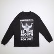 画像1: NISHIMOTO IS THE MOUTH (POP-CULT L/S TEE) BLACK (1)