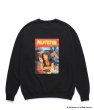 画像1: WACKO MARIA (PULP FICTION CREW NECK SWEAT SHIRT TYPE-5) BLACK (1)