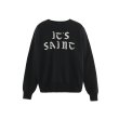 画像1: SAINT Mxxxxxx (CREW SWEAT_IT'S SAINT) BLACK (1)