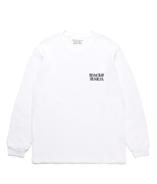 画像1: WACKO MARIA (THERMAL SHIRT TYPE-2) WHITE (1)