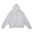 画像2: LQQK STUDIO (SIGNATURE FLEECE ZIP HOODIE) ASH (2)