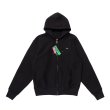 画像1: LQQK STUDIO (SIGNATURE FLEECE ZIP HOODIE) BLACK (1)