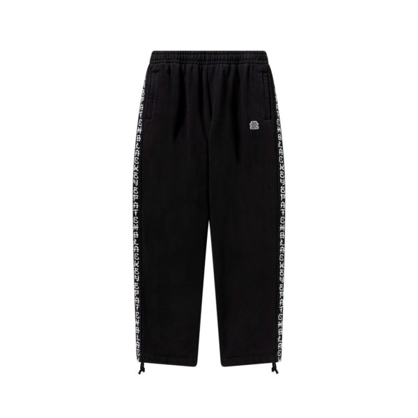 画像1: BLACK EYE PATCH (KANJI TAPED HEAVYWEIGHT SWEAT PANTS) BLACK (1)