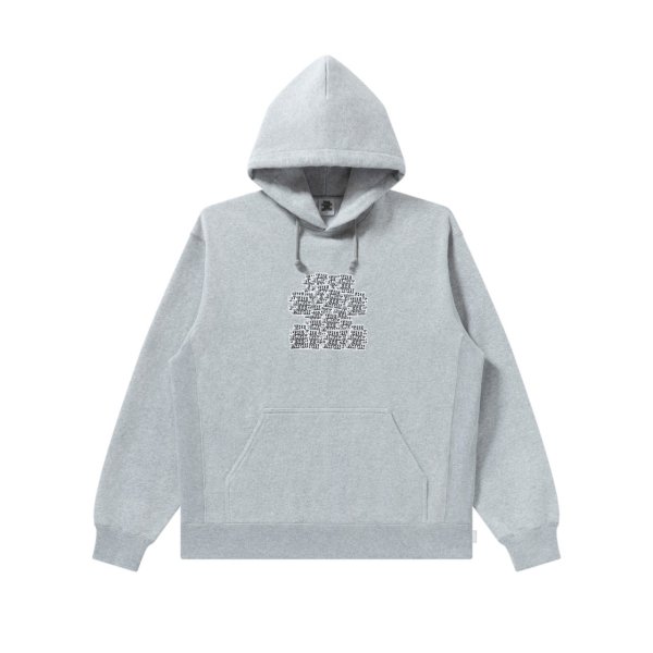 画像1: BLACK EYE PATCH (OG LABELS IN SHAPE HOODIE) H.GREY (1)