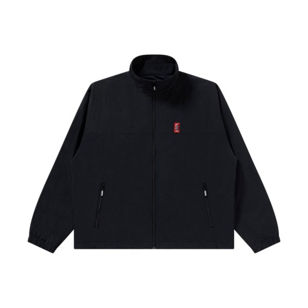 画像1: BLACK EYE PATCH (SMALL HWC POLY TRACK JACKET) BLACK (1)