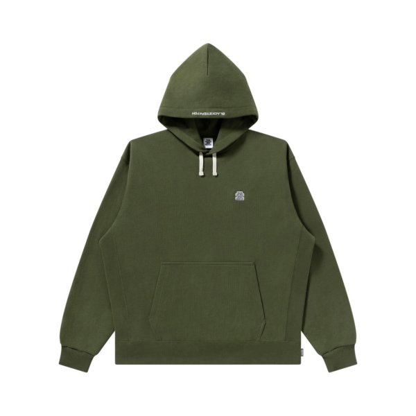 画像1: BLACK EYE PATCH (SMALL OG LABEL HEAVYWEIGHT HOODIE) OLIVE (1)