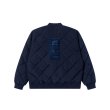 画像1: BLACK EYE PATCH (HWC LABEL EMBROIDERED QUILTED JACKET) NAVY (1)