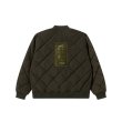 画像1: BLACK EYE PATCH (HWC LABEL EMBROIDERED QUILTED JACKET) OLIVE (1)