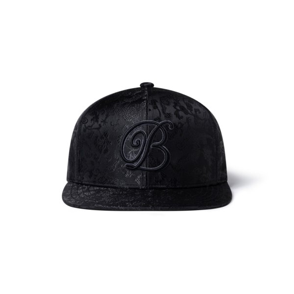 画像1: BLACK EYE PATCH (B EMBLEM DRAGON TEXTILE CAP) BLACK (1)