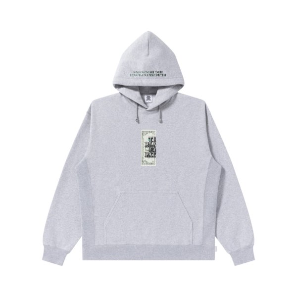 画像1: BLACK EYE PATCH (OG DOLLAR BILL HOODIE) H.GREY (1)