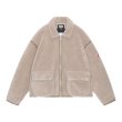 画像1: C.E (COLLARED BOA ZIP UP) KHAKI (1)