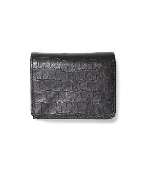 画像1: WACKO MARIA (SPEAKE EASY / SHORT WALLET TYPE-2) BLACK (1)