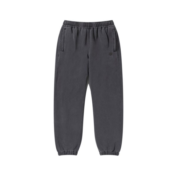 画像1: BLACK EYE PATCH (SMALL OG LABEL PIGMENT DYDED SWEAT PANTS) BLACK (1)