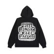 画像2: BLACK EYE PATCH (SPRAYED OG LABEL HOODIE) BLACK (2)