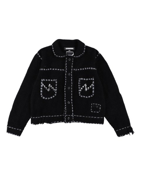 画像1: PHINGERIN x NEIGHBORHOOD (PG1 SAVAGE KNIT) BLACK (1)