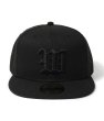 画像1: WACKO MARIA (NEW ERA 59FIFTY) BLK-BLACK (1)