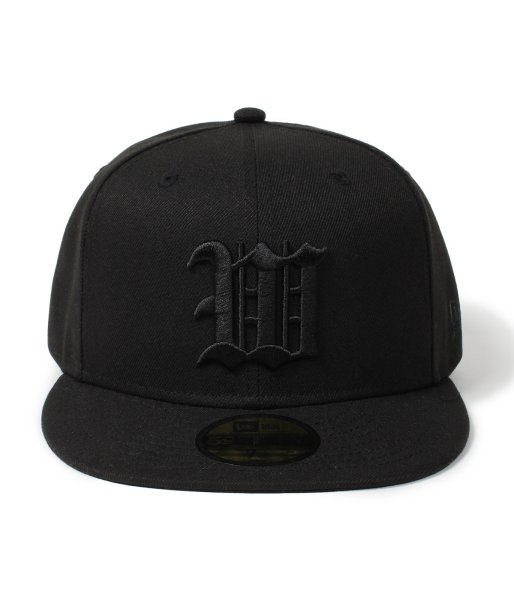 画像1: WACKO MARIA (NEW ERA 59FIFTY) BLK-BLACK (1)