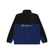 画像2: BLACK EYE PATCH (AUTOGRAPH LOGO HALF ZIP 2 TONE FLEECE) NAVY (2)