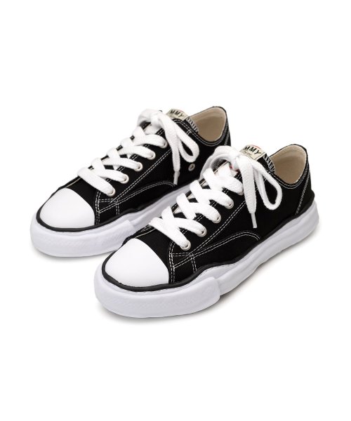 画像1: Maison MIHARA YASUHIRO ("PETERSON" OG SOLE CANVAS LOW SNEAKER) BLACK (1)