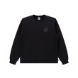 画像1: BLACK EYE PATCH (RHINESTONE B EMBLEM CREW SWEAT) BLACK (1)