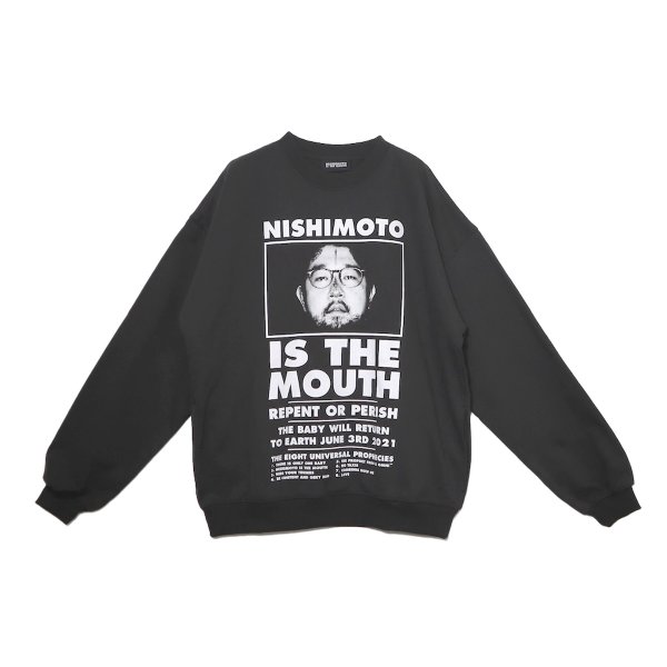 画像1: NISHIMOTO IS THE MOUTH (NEW CLASSIC SWEAT SHIRTS) BLACK (1)