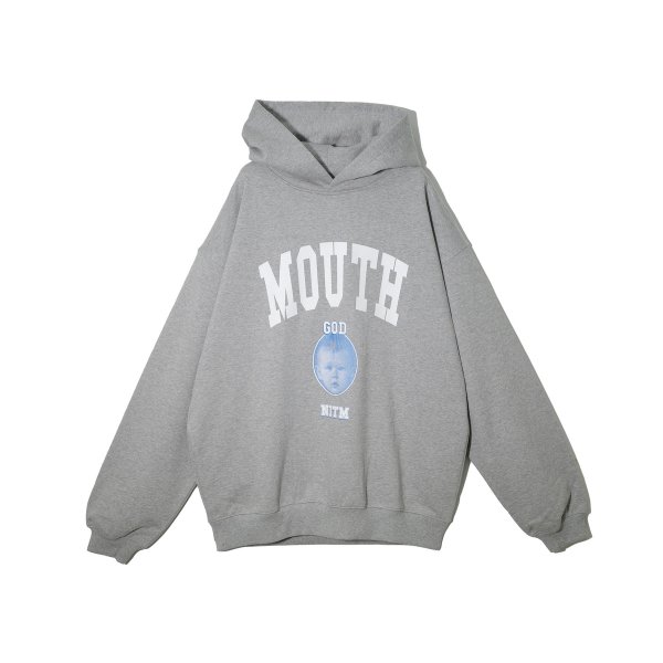 画像1: NISHIMOTO IS THE MOUTH (SWEAT HOODIE) GREY (1)