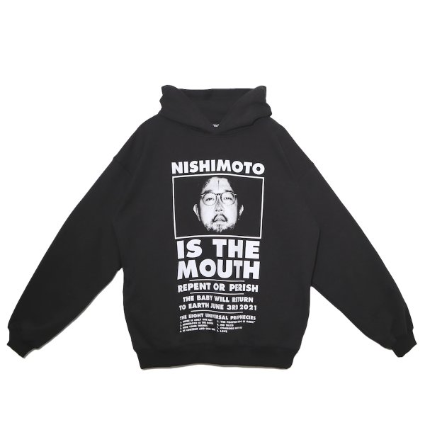 画像1: NISHIMOTO IS THE MOUTH (NEW CLASSIC SWEAT HOODIE) BLACK (1)