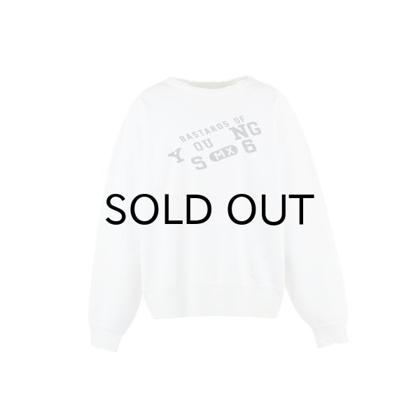 画像1: SAINT Mxxxxxx (BJ_YOUNG CREW NECK SWEAT) WHITE (1)