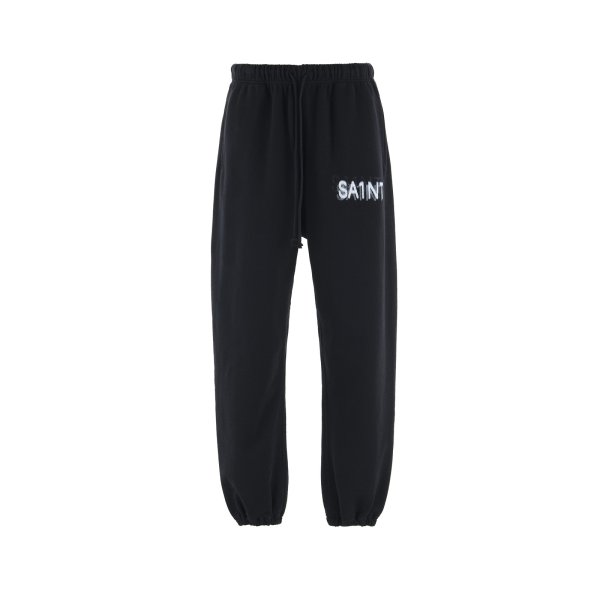 画像1: SAINT Mxxxxxx (SEVEN DEADLY SWEAT PANTS) BLACK (1)