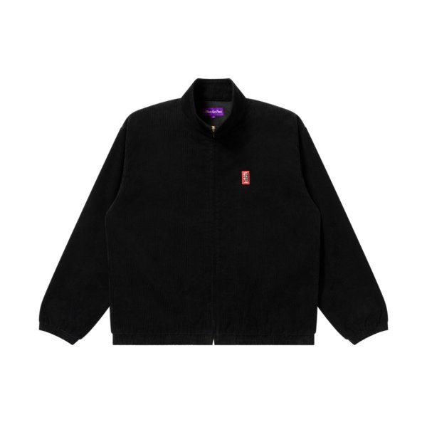 画像1: BLACK EYE PATCH (SMALL HWC CORDUROY TRACK JACKET) BLACK (1)