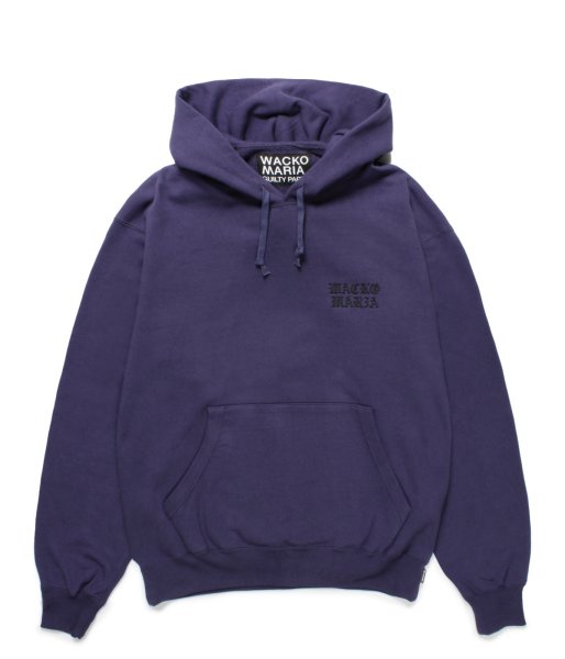 画像1: WACKO MARIA (HEAVY WEIGHT PULLOVER HOODED SWEAT SHIRT TYPE-4) PURPLE (1)