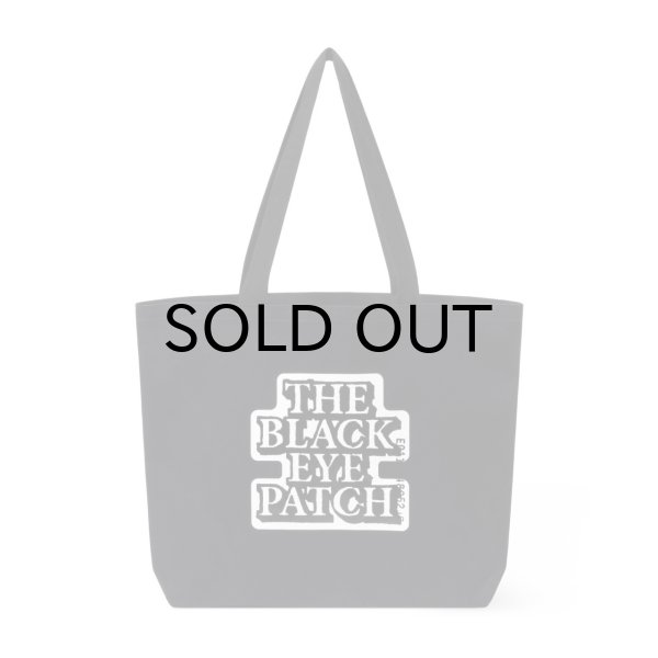 画像1: BLACK EYE PATCH (OG LABEL TOTE BAG LARGE) BLACK (1)