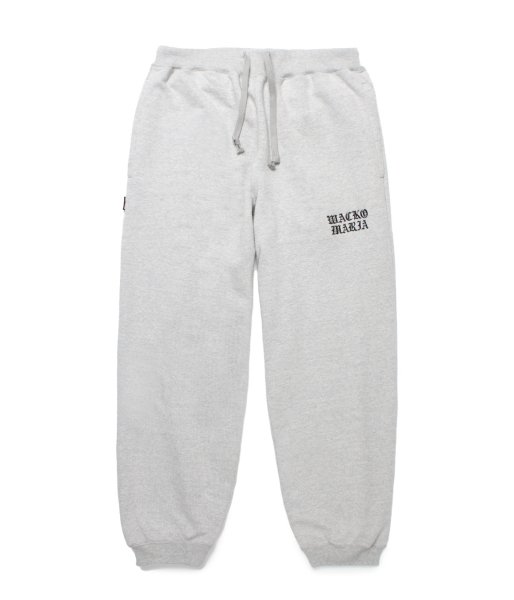 画像1: WACKO MARIA (HEAVY WEIGHT SWEAT PANTS TYPE-1) GRAY (1)