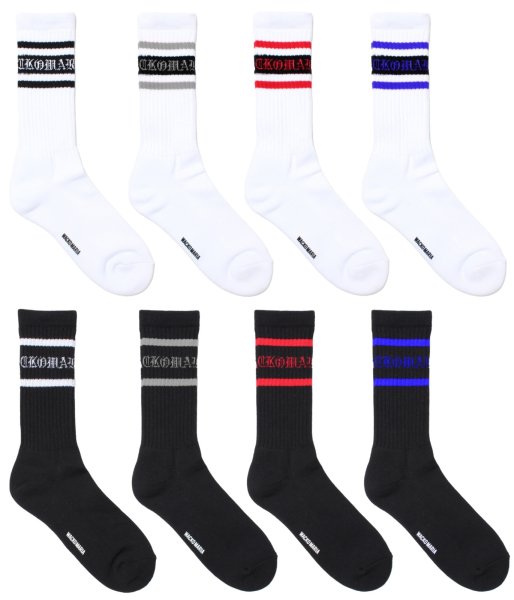 画像1: WACKO MARIA (SKATER SOCKS TYPE-2) 8 COLORS (1)