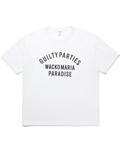 画像1: WACKO MARIA (WASHED HEAVY WEIGHT CREW NECK T-SHIRT TYPE-10) WHITE (1)