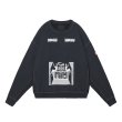 画像1: C.E (OVERDYE MD MACHINES CREW NECK) BLACK (1)