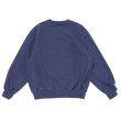 画像2: LQQK STUDIO (WASHED FLEECE CREWNECK) BLUE (2)