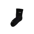 画像1: LQQK STUDIO (MERINO WOOL SOCKS) BLACK (1)