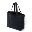 画像2: LASTMAN (LOGO EMBROIDERED TOTE BAG) BLACK (2)