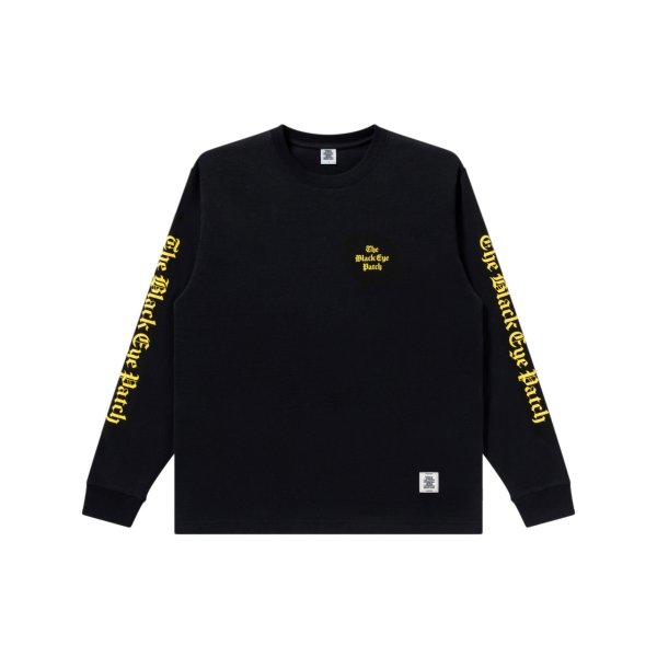 画像1: BLACK EYE PATCH (TIMES LOGO L/S TEE) BLACK (1)