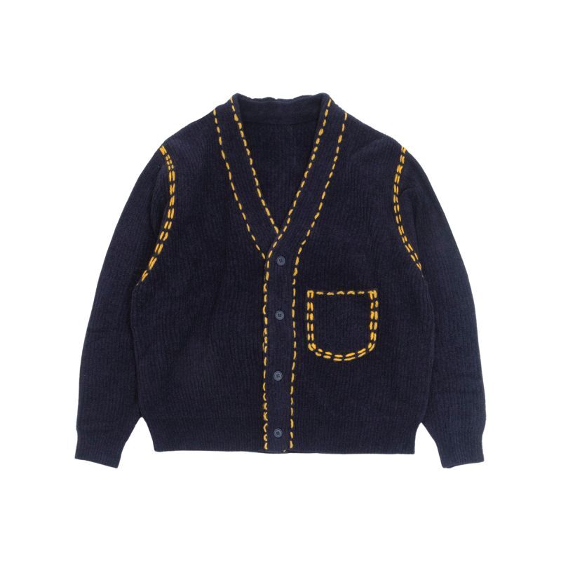 PHINGERIN (PG1 CARDIGAN) NAVY -30% OFF- - FAMLEST