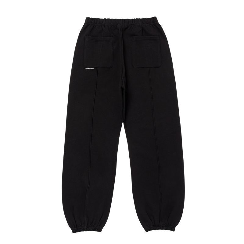 LQQK STUDIO (PINTUCK SWEAT PANTS) BLACK - FAMLEST